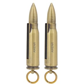 Keychain Matchstick Fire Starters, Waterproof Permanent Metal Match with Flint Matchstick, Portable Kerosene Refillable Lighter for Emergency Survival Gear