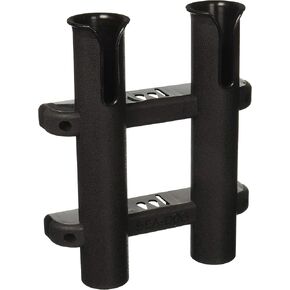 Sea Dog Line 325029-1 Two Pole Side Mount Rod Holder, Black