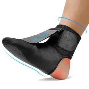 Plantar Fasciitis Night Splint: Plantar Fasciitis Brace with Massage Ball for Pain Relief Caused by Plantar Fasciitis Achilles Tendonitis Foot Drop Flat Arch Heel Spur
