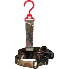 SAMSFX Fishing Wader Boot Hanger, Adjustable Strap for Storage Drying, Metal Hooks and Color Optional