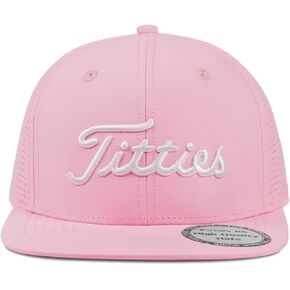 قبعات جولف مضحكة من Titteiss مسطحة للرجال والنساء، قبعة بيسبول من Titties Golf Gifts للكبار