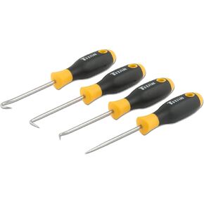 Titan 17712 4-Piece Mini Pick and Hook Set
