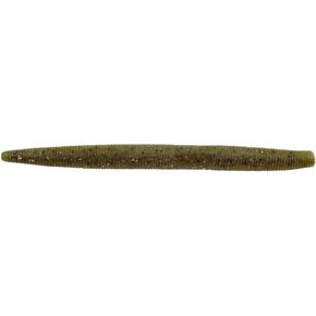 Berkley PowerBait® MaxScent The General Fishing Bait, Green Pumpkin/Watermelon, 5in | 13cm, Soft Stick Bait with Irresistible Scent & Flavor, Classic Stick Bait Action, Deadly Bass Fishing Bait