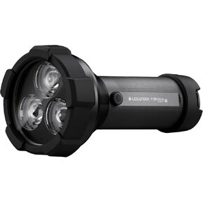 Ledlenser, P18R Work Rechargeable Flashlight, 4500 Lumens, Advanced Focus System, Smart Light Technology, Magnetic Charge System, Rubber Covers