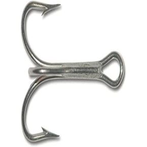 Mustad 3551 Classic Treble Standard Strength Fishing Hooks | Tackle for Fishing Equipment | Comes in Bronz, Nickle, Gold, Blonde Red, [Size 12/0, Pack of 25], Duratin