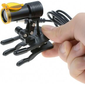 5W Dental Plastic Clip-on & a Filter Shelter for Medical LED Headlight Headlamp (Without Headlight)