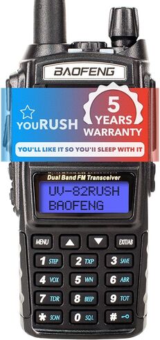 UV-82 8W High Power handheld radio 2 way radio with Baofeng Battery 2800mAh. Baofeng ham radio VHF/UHF radio long range walkie talkie CHIRP programmable Baofeng UV-82 in Saudi Arabia