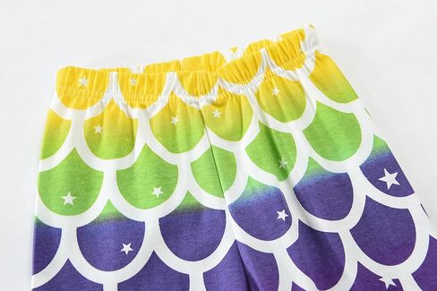 بيجامة بناتي صغيرة يدوية من القطن حورية البحر Pjs Jammies خريف شتاء كم طويل ملابس نوم مجموعات لمقاس 2-7T in Saudi Arabia