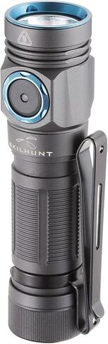 SKILHUNT M150 V3 750 Lumen Outdoor use Pocket Portable Keychain EDC Magnetic USB Rechargeable LED Light Flashlight (Grey LH351D High CRI) in Saudi Arabia