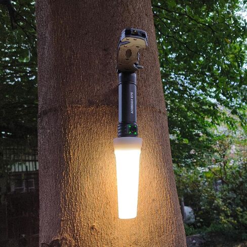 2 حزمة من عصا المرور ACEBEAM [ASTW-01]، ناشر مصباح يدوي متوافق مع Acebeam Defender P17، P16، L17، E75، L16 2.0، عصا إشارة التحكم في حركة المرور للمطار، مواقف السيارات، توجيه السيارة (أبيض + أحمر) in Kuwait
