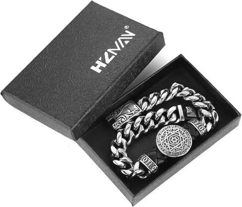 HZMAN Knight Templar Red Cross Bracelet Put On The Whole Armor of God Eph 6:13-17 Stainless Steel Cuban Chain Link Bracelet Commemorative Gift in Saudi Arabia