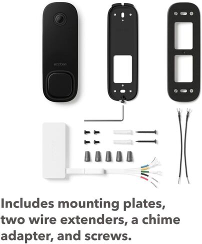 ecobee Security Bundle Pack Smart Doorbell Camera (Wired) + SmartSensor for Doors and Windows (2-Pack) in Kuwait