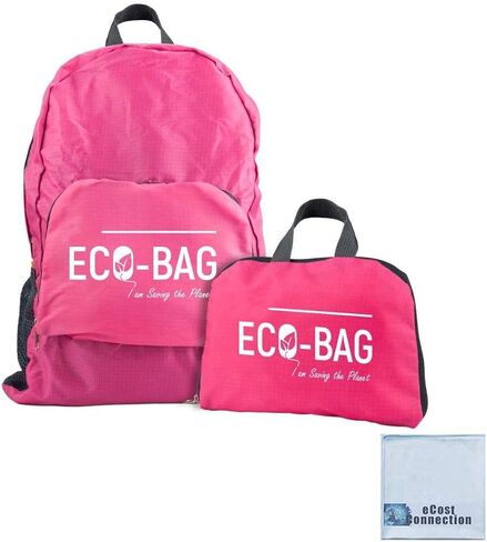 Acuvar Packable Foldable Ultralight Lightweight Travel Camping Hiking Outdoor Sports Waterproof Backpack Daypack Pink Large in Saudi Arabia