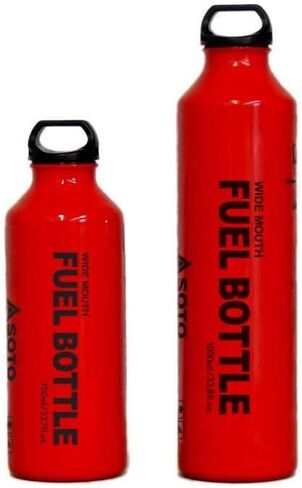 SOTO Camping Wide-Mouth Empty Liquid Fuel Bottle (Red, 720mL) in Saudi Arabia