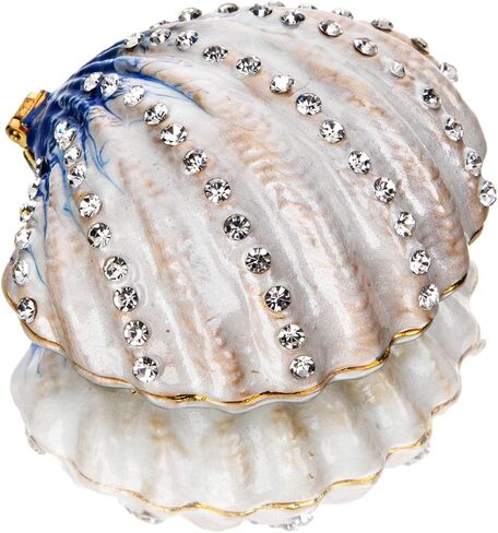 YU FENG Crab Jewelry Trinket Boxes Hinged Animal Jeweled Trinket Box Decorative Crab Collectible Figurine in Kuwait