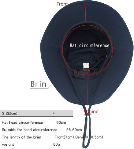 Outdoor Bucket Hat Wide Brim UV Protection Sun Hat Light Weight Adjustable Fisherman Hat for Women Men in Saudi Arabia
