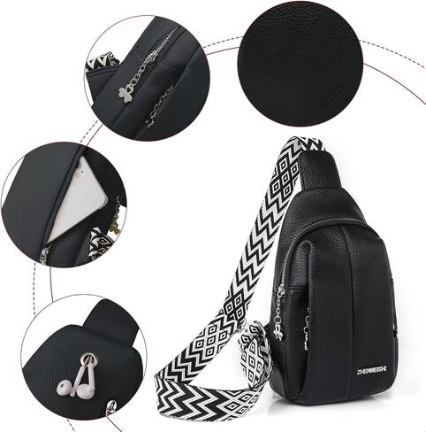 Sling Backpack Sling Bag for Women, Chest Bag Daypack Crossbody Fanny Packs Chest Bag (Light Blue) in Saudi Arabia
