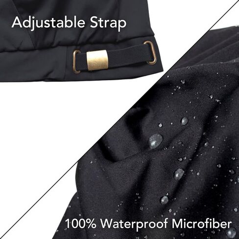 قبعة المطر النسائية Hairbrella Lite للشعر الطويل - قبعة حماية الشعر مقاومة للماء مبطنة بالساتان مع حزام قابل للتعديل | قابلة للطي in Kuwait