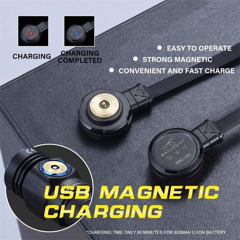 SKILHUNT M150 V3 Pocket AA led 750 Lumen outdoor home use Keychain EDC Magnetic USB Rechargeable Light Flashlight(Grey, High CRI 5000K) in Kuwait