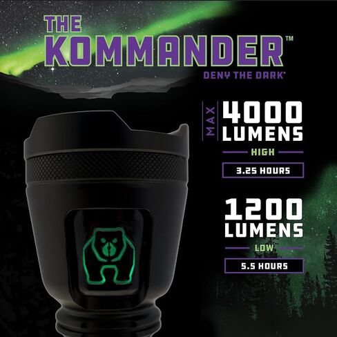 LitezAll 23030 Kodiak Kommander، 4000 لومن مصباح يدوي in Kuwait