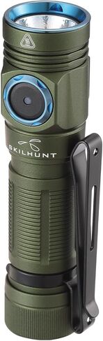 SKILHUNT M150 V3 750 Lumen Outdoor use Pocket Portable Keychain EDC Magnetic USB Rechargeable LED Light Flashlight (Grey LH351D High CRI) in Saudi Arabia
