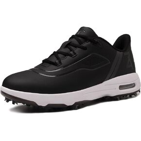 ZVC Golf Shoes Men Water-Resistant Non-Slip Lightweight Breathable Spiked Footwear Outdoor