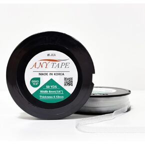 ANYTAPE شريط شفاف شفاف من مادة TPU المرنة (5 مم × 0.12 مم × 50 ياردة)