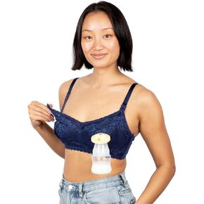 Hands Free Pumping & Nursing Bra for Breastfeeding | Spectra & Medela Compatible | Easy Flange Attachment