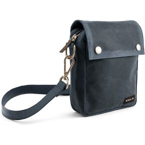 Kolo Ellis Cross-Body Shoulder Bag, Organic Waxed Cotton Canvas, Medium