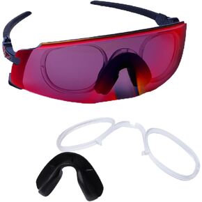 SAUCER Insert Clip-On | Rx Optical Adaptor Prescription Lens Carrier with Nose Pad for Oakley Kato OO9455M | Kato X OO9475 Sunglasses - Clear