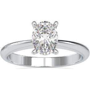 MRENITE 1 قيراط بيضاوي مويسانيتي سوليتير خاتم الخطوبة للنساء S925 الفضة الاسترليني D اللون البيضاوي قص مويسانيتي وعد خاتم الزفاف هدية لها in Kuwait