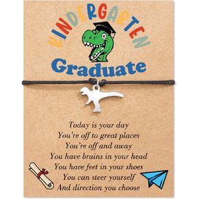 Tarsus Dinosaur Bracelet Kindergarten Preschool 1st Grade Back to School Graduation Gifts for Son/Grandson/Nephew