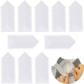 120PCS Collar Stays for Men and Women (Self-Adhesive PET Collar Stays) - No More Curling Collars! Ideal for Shirts and Dresses with Collars