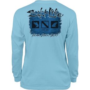 Salt Life Girls' Youth Old School Long Sleeve Tee