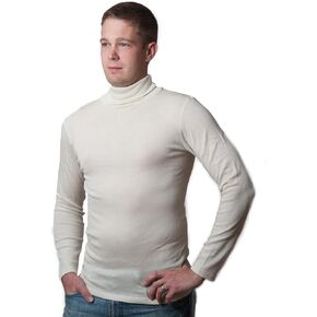 Hocosa Organic Merino Wool-Silk Long-Underwear Shirt, Long-Sleeves, Turtleneck