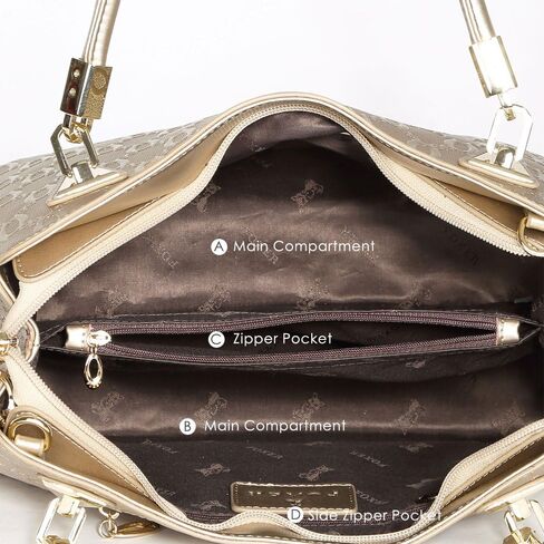 طقم حقيبة يد جلدية ومحفظة مكونة من قطعتين، وحقائب كتف للسيدات مع حقيبة يد نسائية in Kuwait