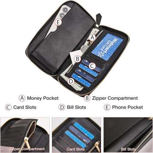 طقم حقيبة يد جلدية ومحفظة مكونة من قطعتين، وحقائب كتف للسيدات مع حقيبة يد نسائية in Kuwait