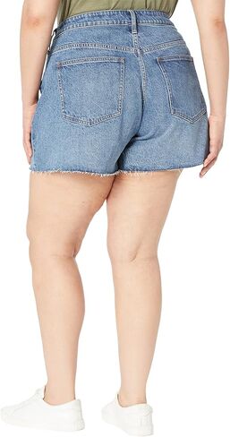Madewell womens Plus Size Curvy Perfect Shorts in Burnett in Saudi Arabia