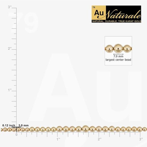 قلادة من الذهب الأصفر عيار 14 قيراط متدرجة الطول قابلة للتعديل (يمكن ضبطها من 17 إلى 19 انش), معدن, غير معروف in Kuwait