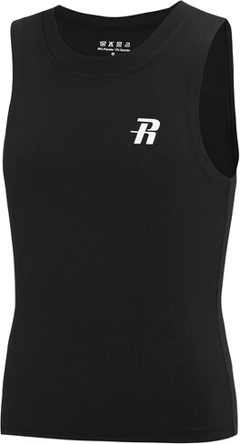 قميص Runhit Boys Compression Tank Top للشباب رياضي سريع الجفاف بطبقة أساسية in Kuwait