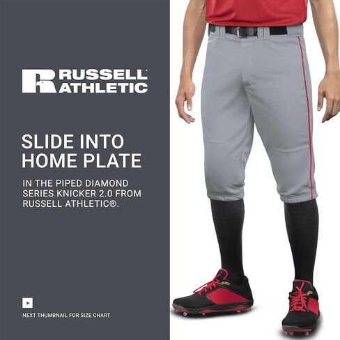 Russell Athletic Men's Piped Diamond Series Knicker 2.0 in Kuwait