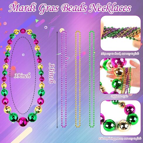 CAMDUCK Mardi Gras Costume, Mardi Gras Tutu Skirt Headband Leg Warmer Cover Feather Boa Shawl Scarf Bead Necklace Earrings in Kuwait