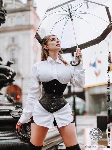 مشد Orchard CS-345 مشد الساتان للتدريب على الخصر للسيدات من Underbust الأصلي in Kuwait