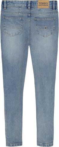 Tommy Hilfiger Girls' Stretch Denim Jeans, Skinny Fit Pants with Button & Zipper Closure in Saudi Arabia