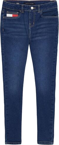 Tommy Hilfiger Girls' Stretch Denim Jeans, Skinny Fit Pants with Button & Zipper Closure in Saudi Arabia