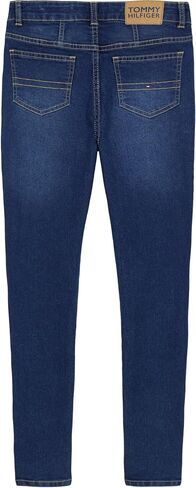 Tommy Hilfiger Girls' Stretch Denim Jeans, Skinny Fit Pants with Button & Zipper Closure in Saudi Arabia