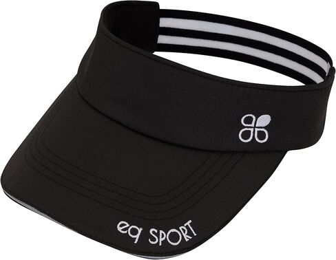 أقنعة EQ SPORT خفيفة الوزن للنساء والرجال، قبعة واقية من الشمس للجري والجولف والتنس والركض والشاطئ والمشي لمسافات طويلة أقنعة رياضية (1 أسود، 1 أزرق) in Kuwait