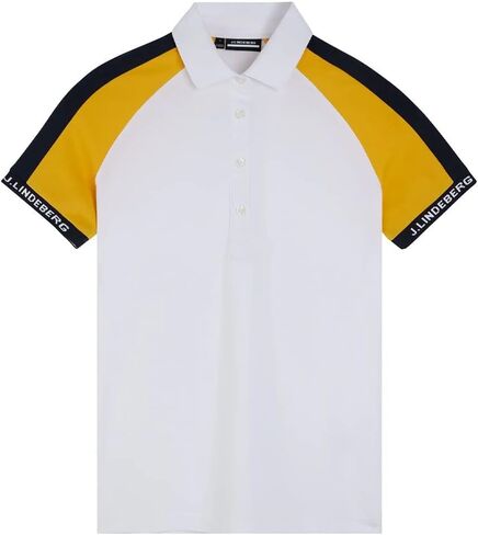 J.Lindeberg 2023 Women Perinne Golf Polo أبيض صغير in Kuwait
