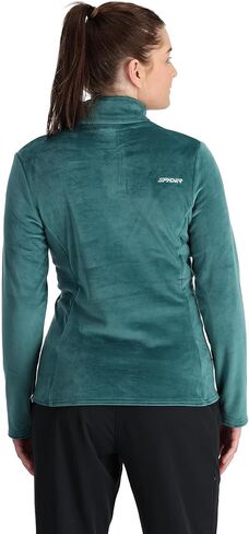 Spyder Women's Shimmer Bug Half Zip T-Neck Ski Base Layer in Saudi Arabia