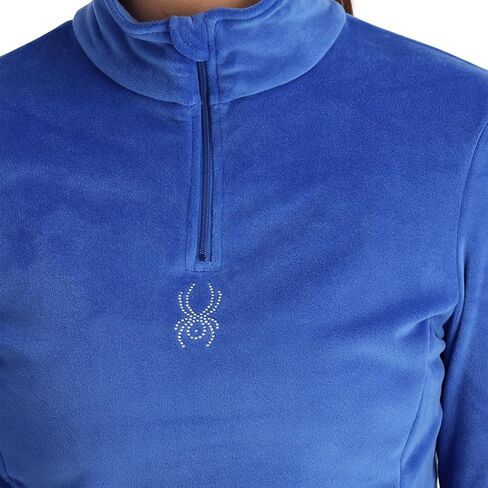 Spyder Women's Shimmer Bug Half Zip T-Neck Ski Base Layer in Saudi Arabia